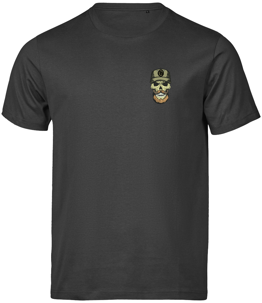 SADDLEBORN Skull Chest T-Shirt