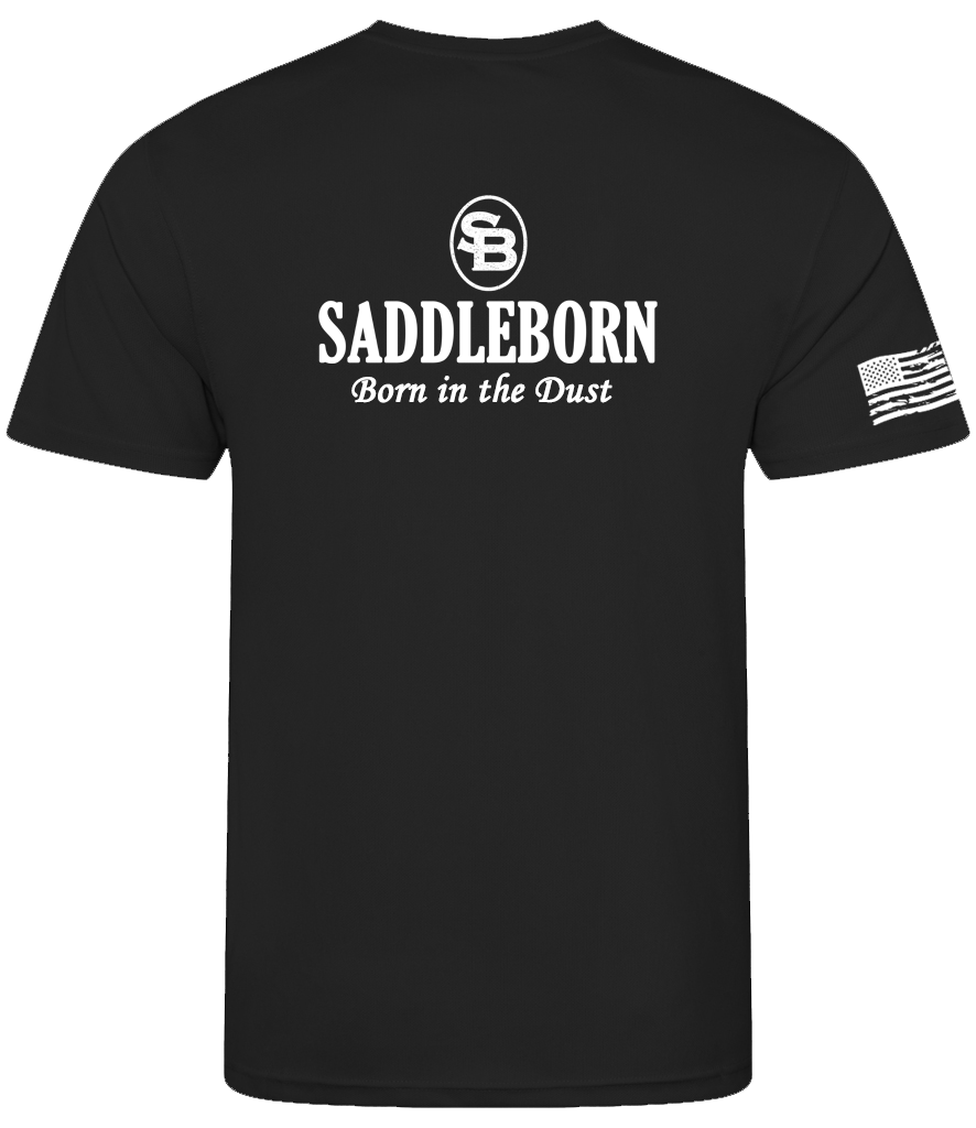 SADDLEBORN Tactical Cool Tee - BLACK