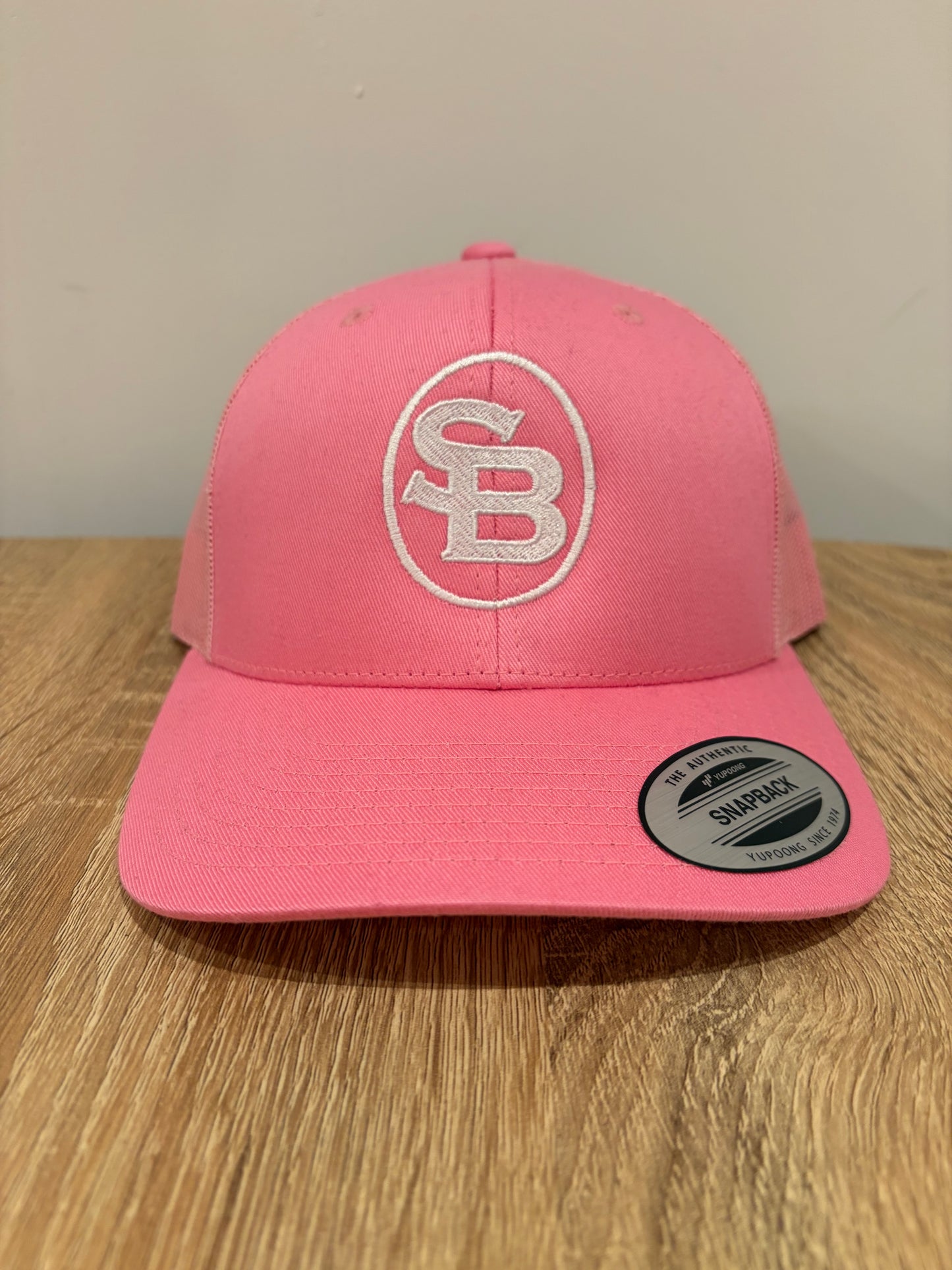 SADDLEBORN Cattle Brand Trucker Cap - Pink