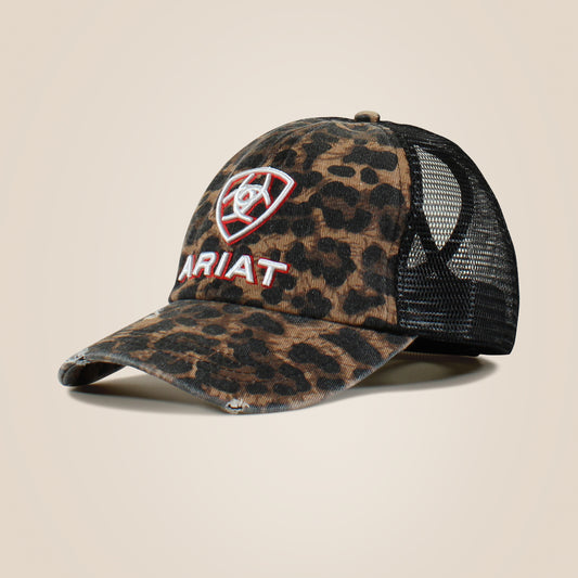 Ariat Womens Logo Cheetah Print Cap