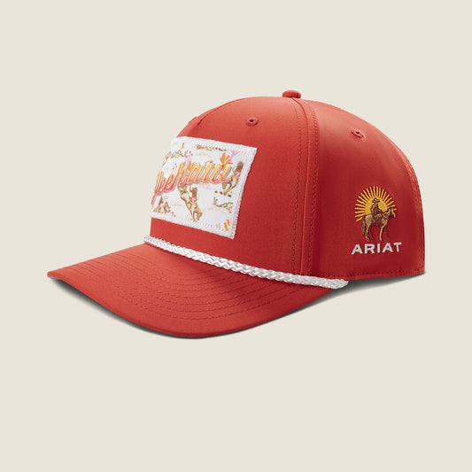 Ariat Womens R258SB YEEHAW Patch Cap Red