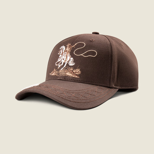 Ariat Womens Embroidery Cowboy Cap Brown