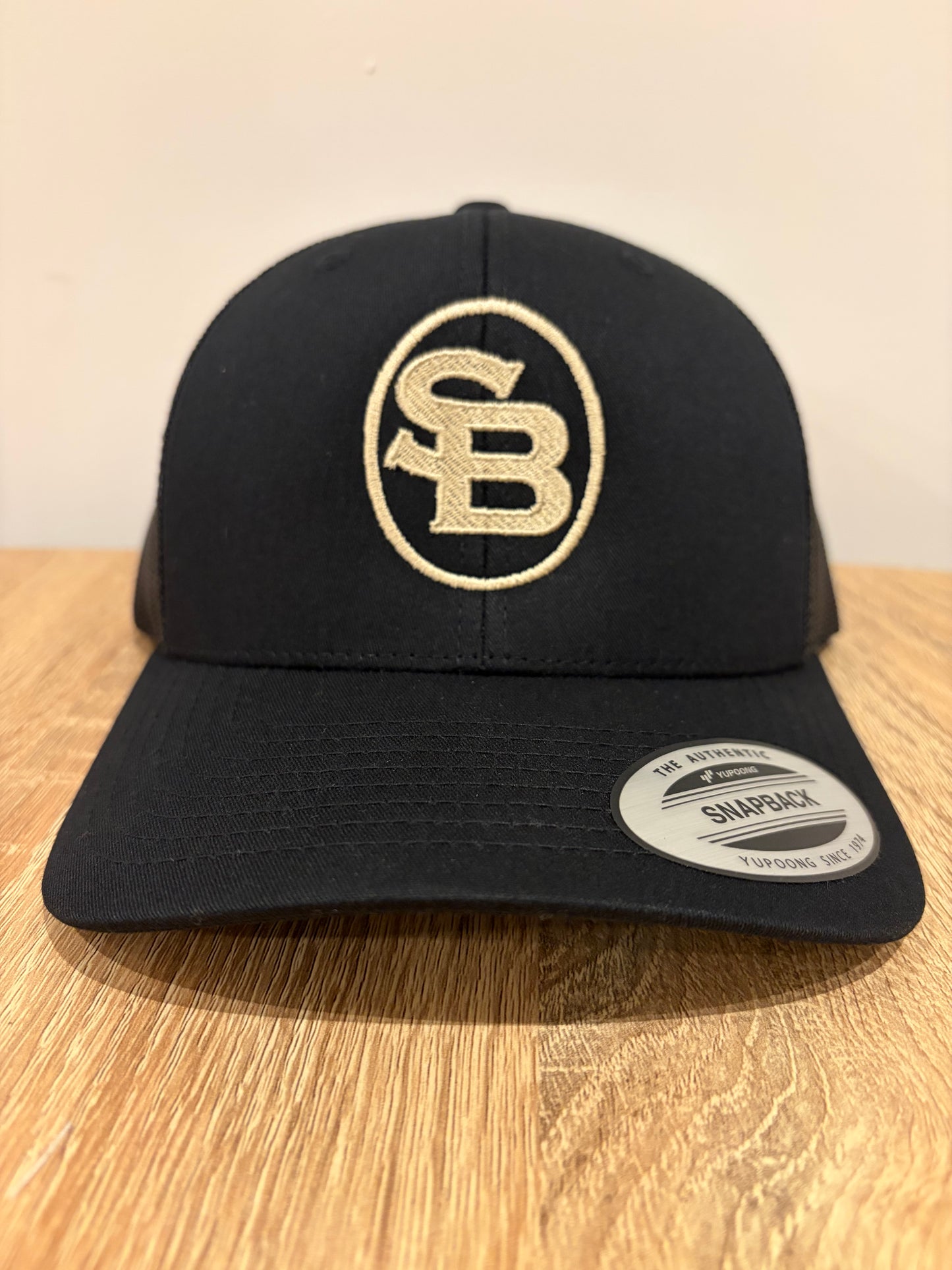 SADDLEBORN Cattle Brand Trucker Cap - Black