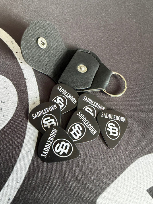 Guitar Picks and Keyring Pouch