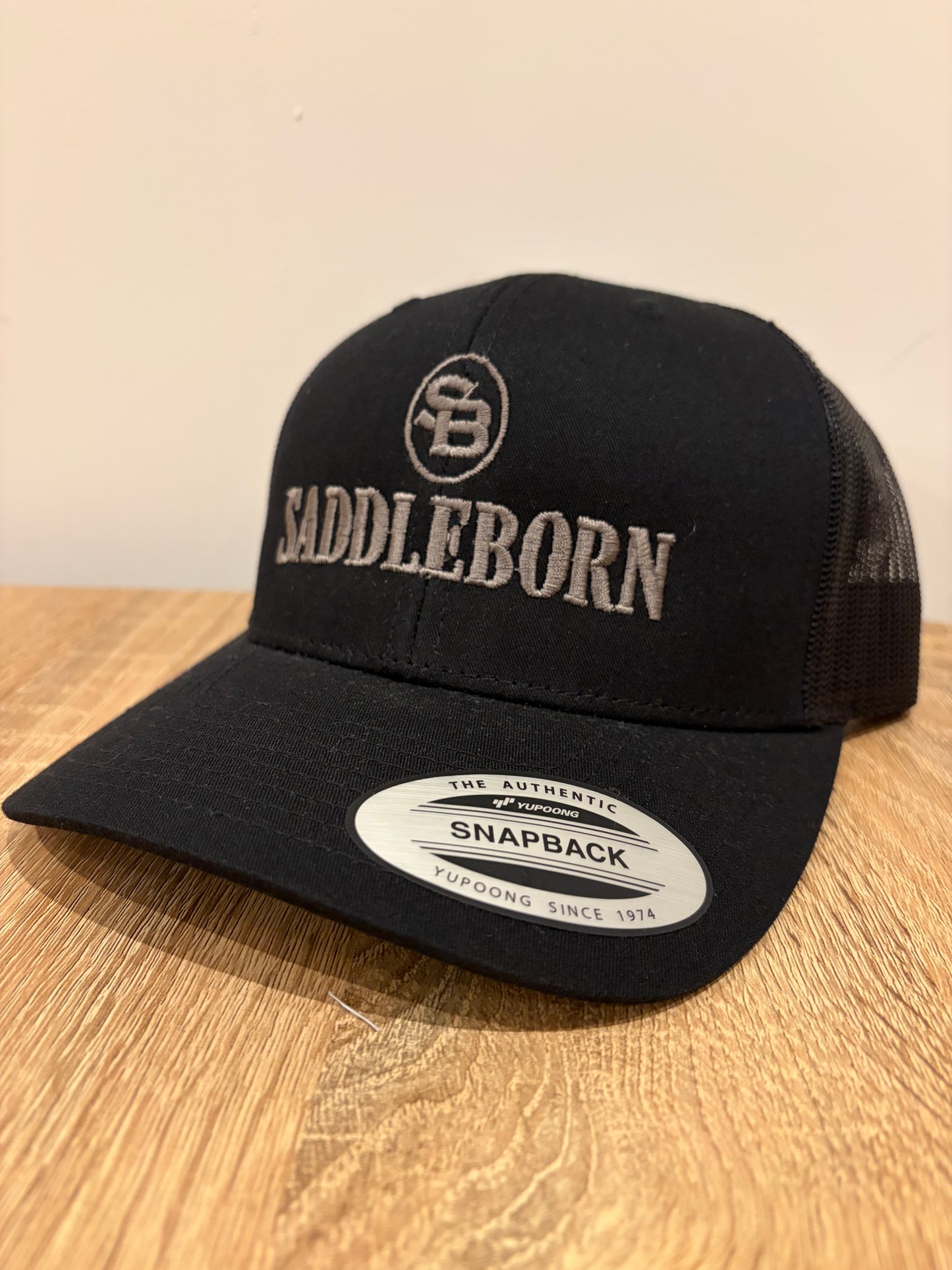 SADDLEBORN Original Trucker Cap - BLACK