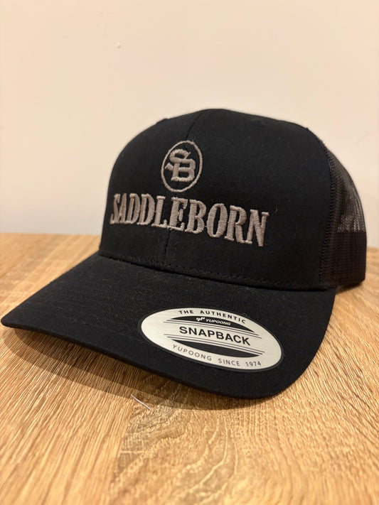 SADDLEBORN Original Trucker Cap - BLACK