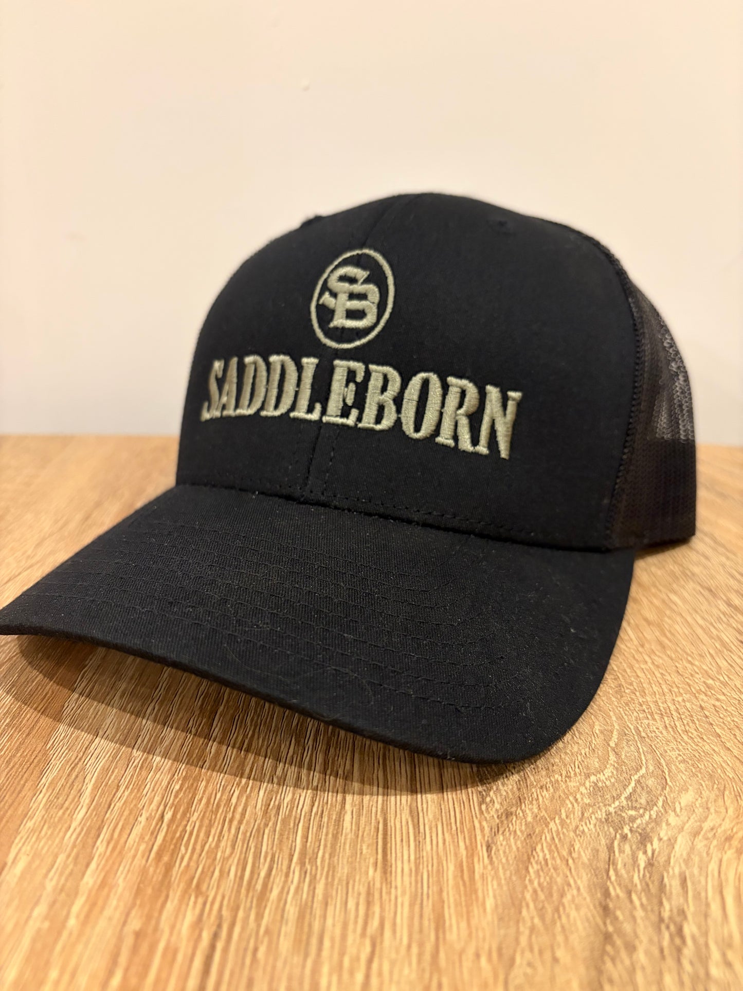 SADDLEBORN Original Trucker Cap - Black/Green