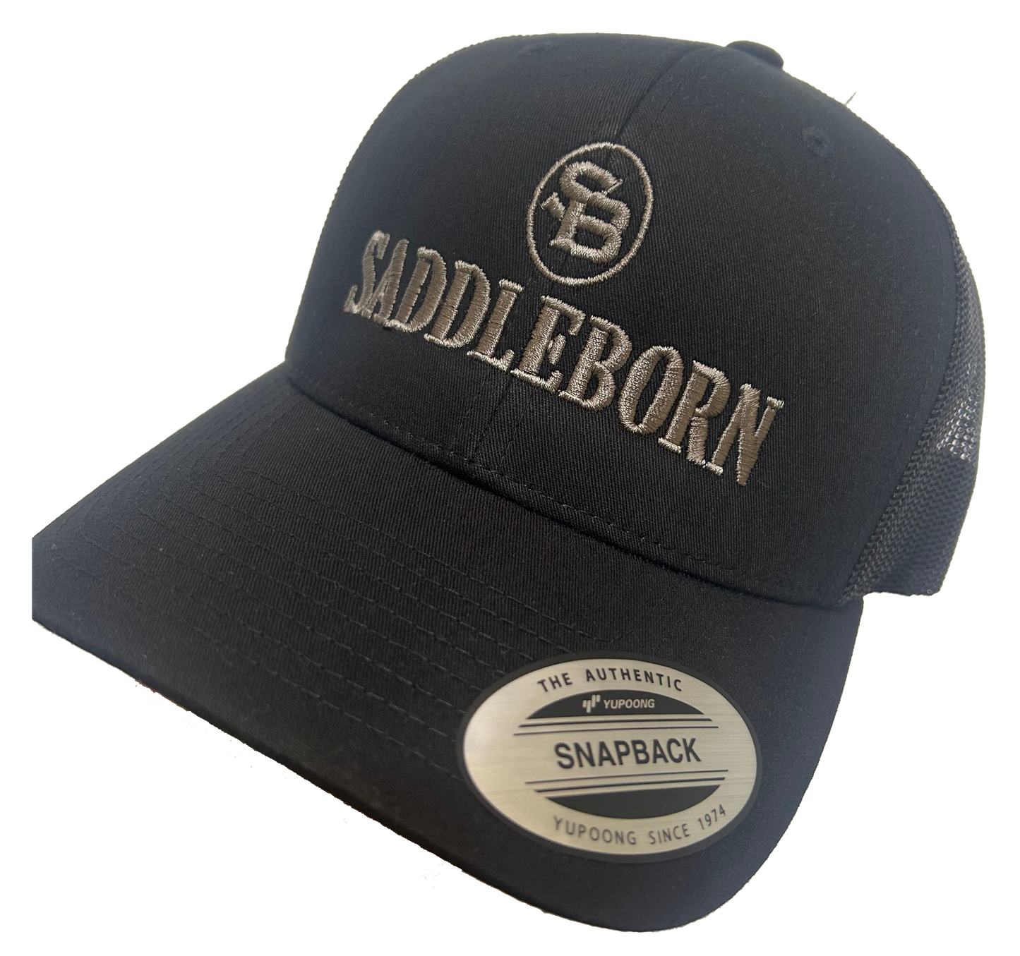 SADDLEBORN Original Trucker Cap - BLACK