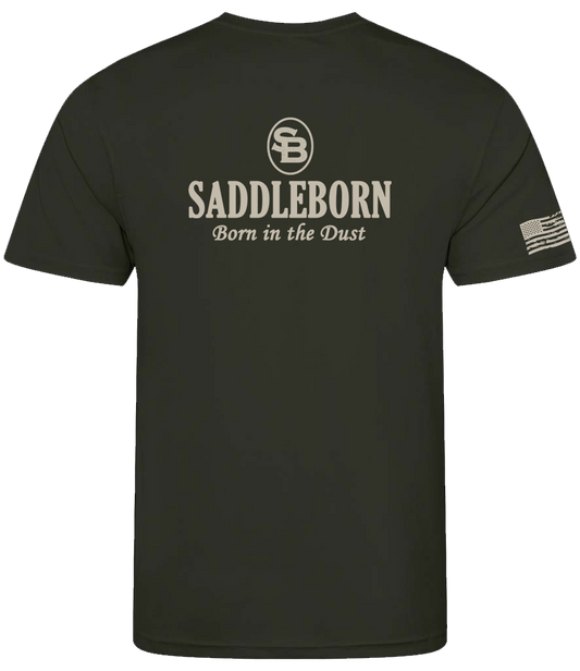 SADDLEBORN Tactical Cool Tee - Combat Green
