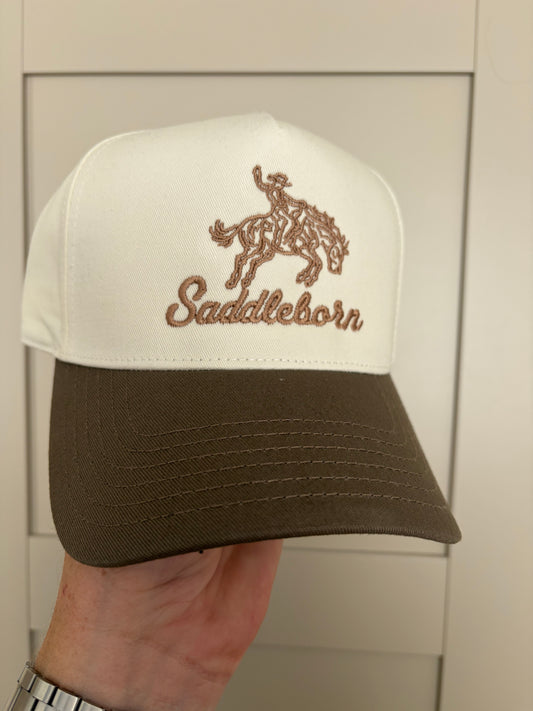 Saddleborn Rodeo 5 Panel Cap - Walnut