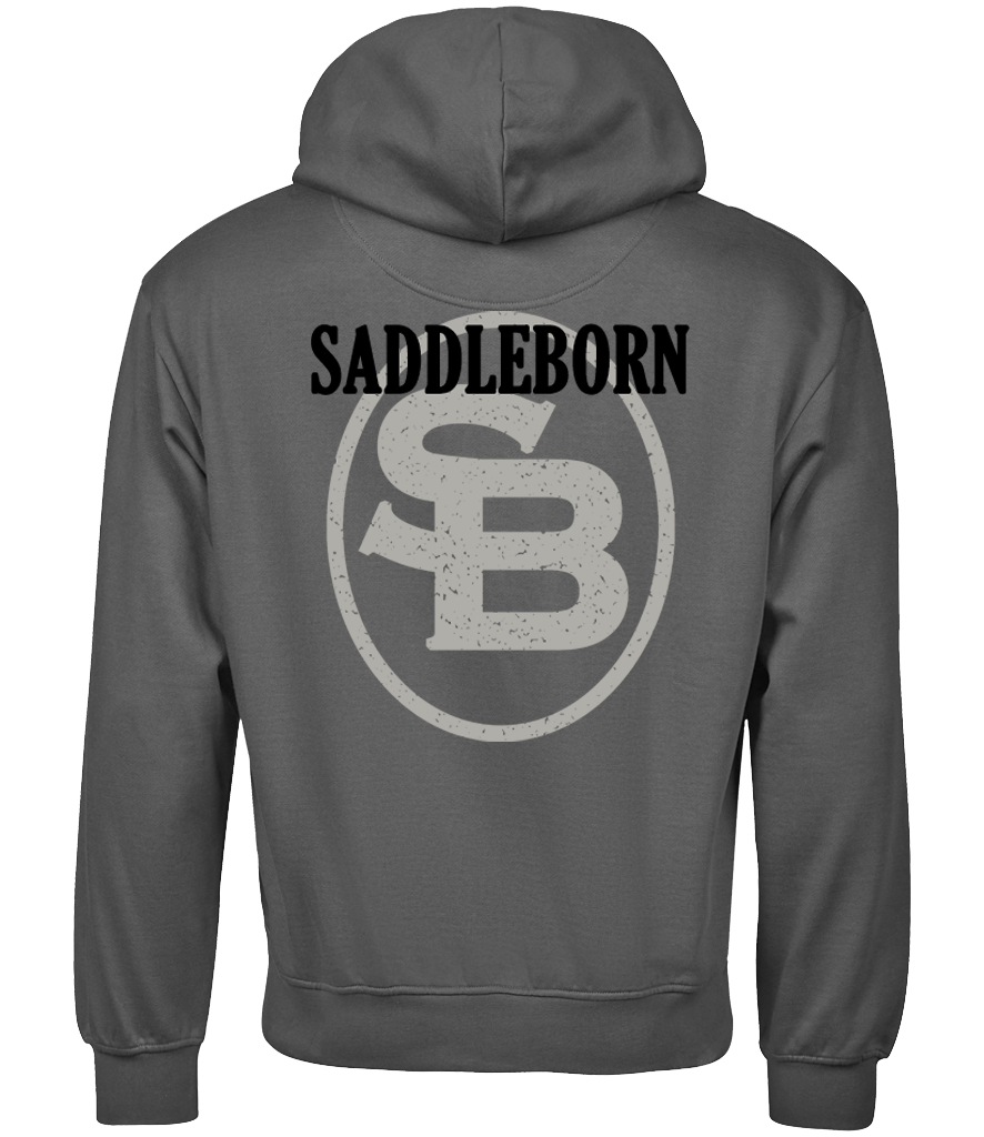 SADDLEBORN Original Loose Fit Hoodie - DARK