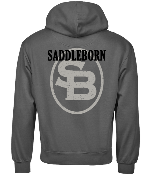 SADDLEBORN Original Loose Fit Hoodie - DARK