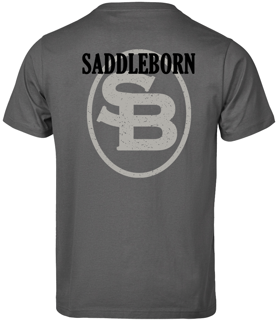 SADDLEBORN Original T-Shirt- DARK