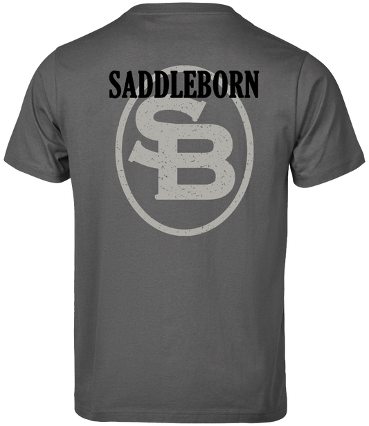 SADDLEBORN Original T-Shirt- DARK