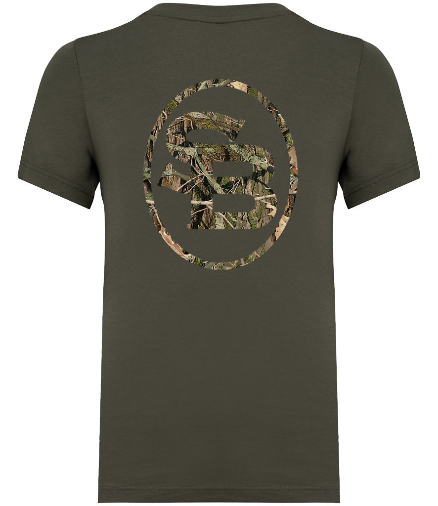 SADDLEBORN Real Tree Kids T-Shirt - Khaki