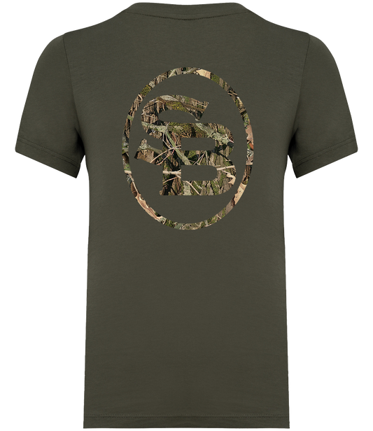SADDLEBORN Real Tree Kids T-Shirt - Khaki