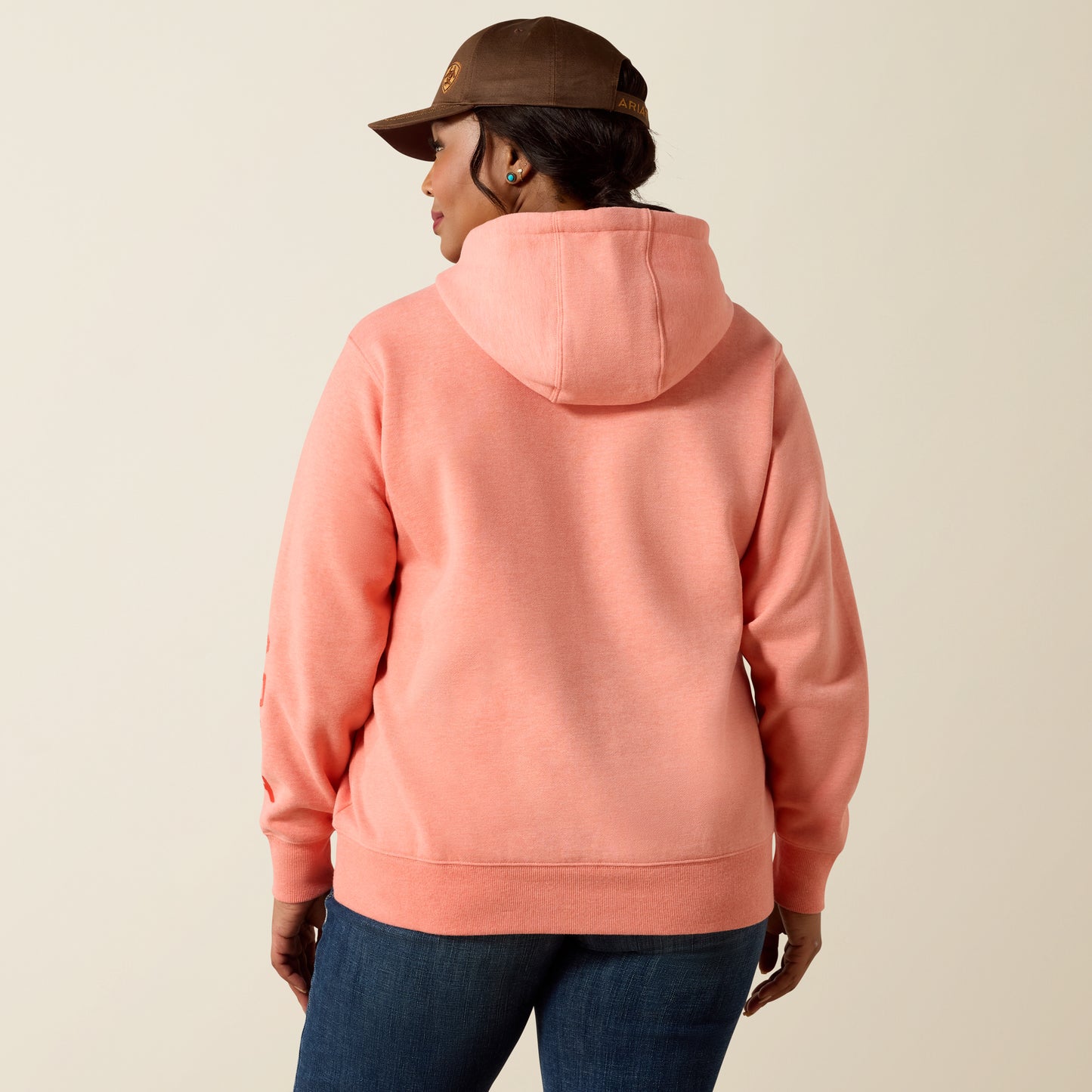 Ariat Logo 2.0 Hoodie - Peach Amber Heaven