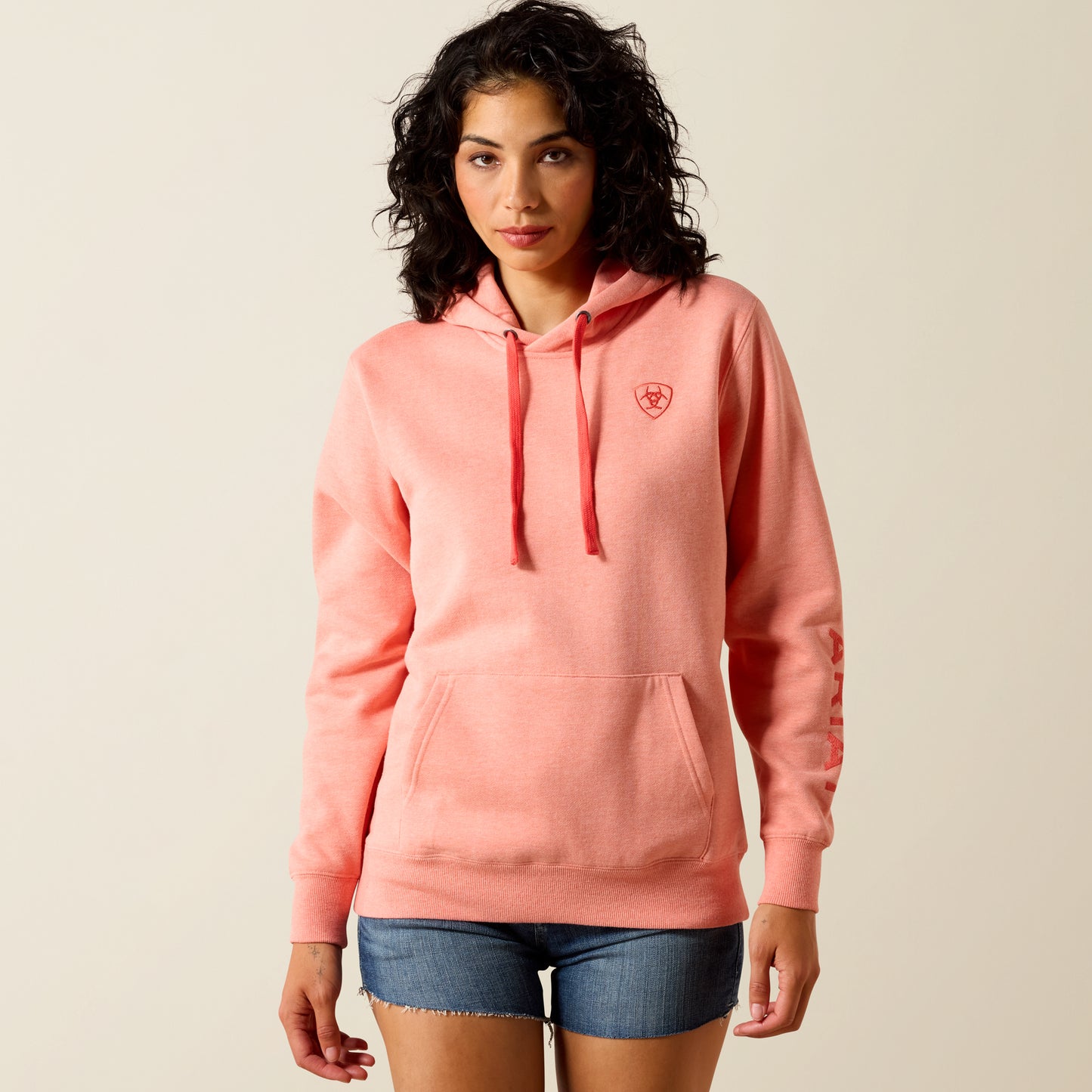 Ariat Logo 2.0 Hoodie - Peach Amber Heaven