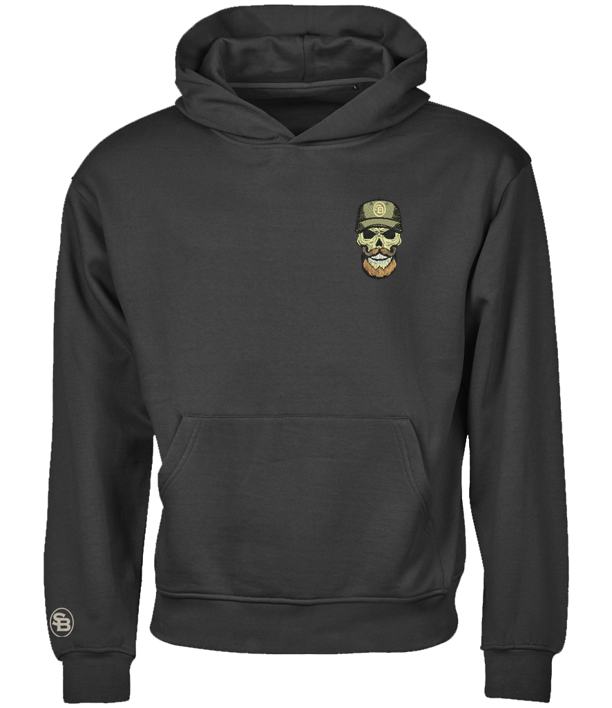 SADDLEBORN Skull Loose Fit Hoodie