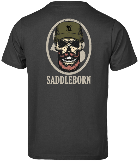 SADDLEBORN Skull Brand Mark T-Shirt